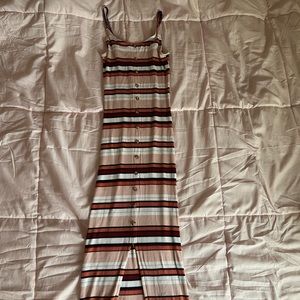 long striped dress, size small
